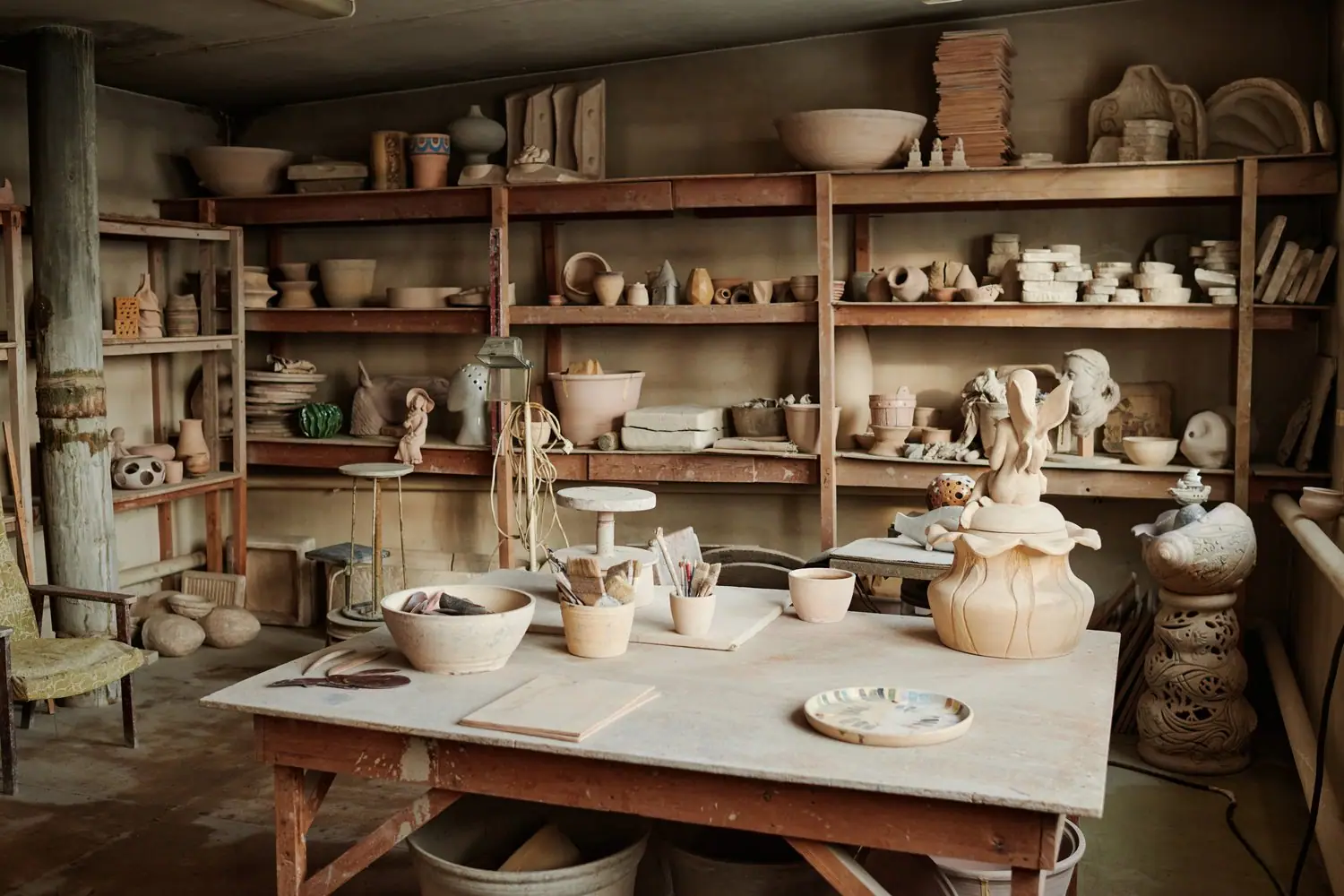 Domowa pracownia ceramiczna - podstawowe wyposażenie