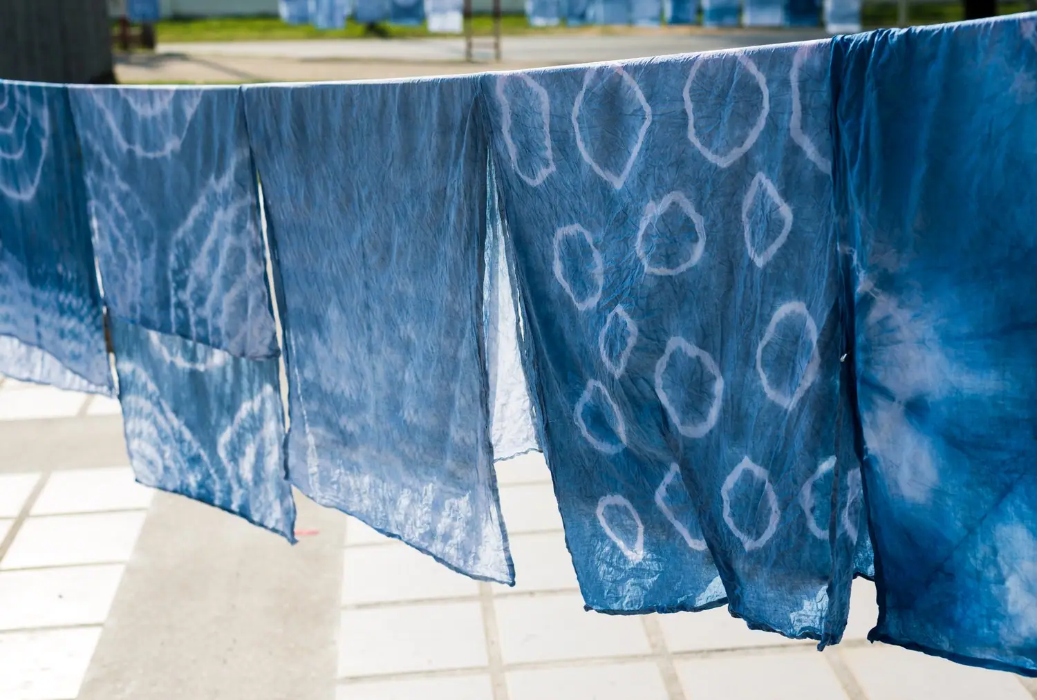 Shibori - japońskie techniki barwienia tkanin